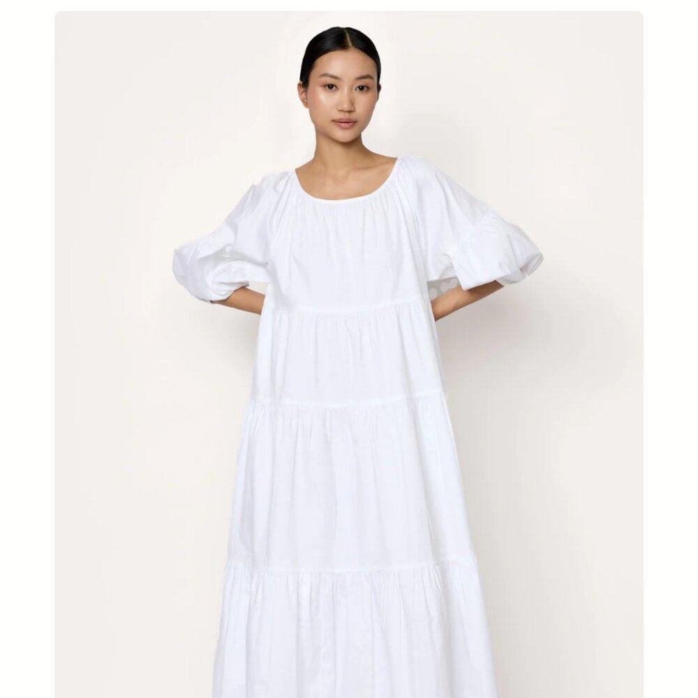 Elegant White Maxi Dress